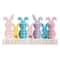 Glitzhome&#xAE; 11.75&#x22; Easter Wooden Bunny Family Table D&#xE9;cor